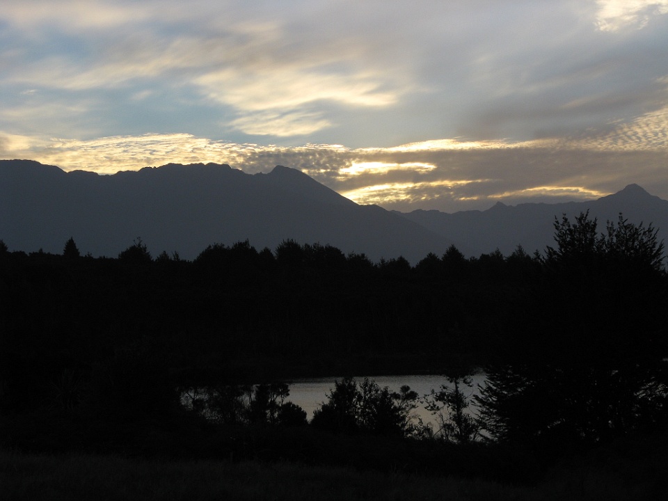 Sunset Over Lake Te Anau